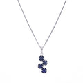 Pendentif "Quadra"  Saphir