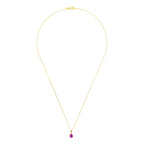 Colgante "Puce" - Rubí: 0.74Ct/1