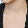 Pendentif "Puce" - Or Jaune 375/1000 Et Zirconium
