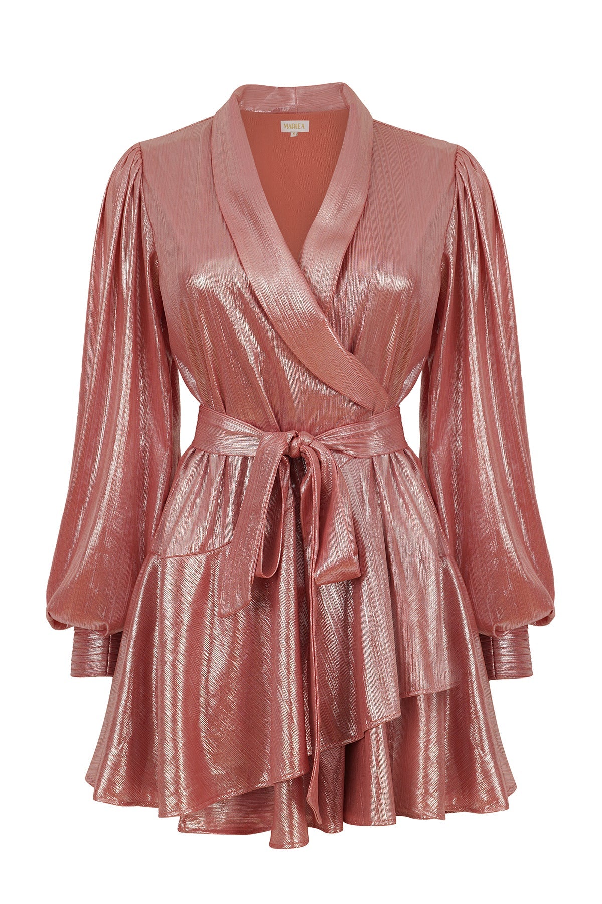 Vestido Zina - Rosa Metal