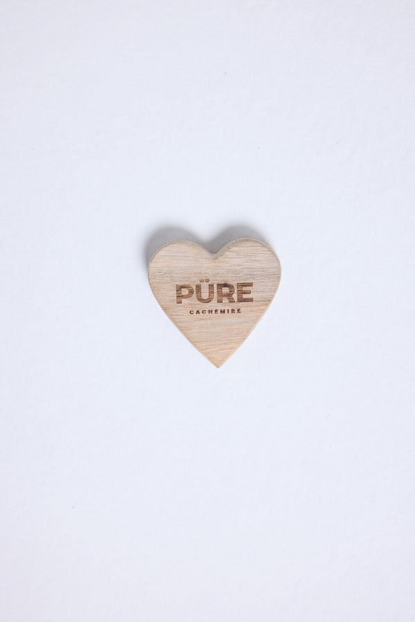 Cœur En Bois De Cèdre Püre - Bois Rose - Maison