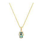 “Precious Hand” Pendant 375/1000 Yellow Gold