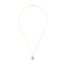 Pendentif "Cayuga" D0,04/7 Citrine 0,22/1 Améthyste 0,26/1 Topaze 0,35/1 & Périd - Or Jaune 375/1000