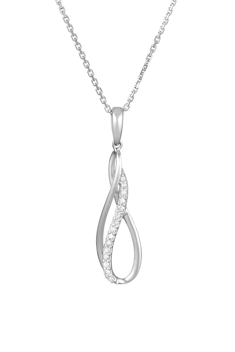 Pendentif "Infinito" Diamants 0,08/15