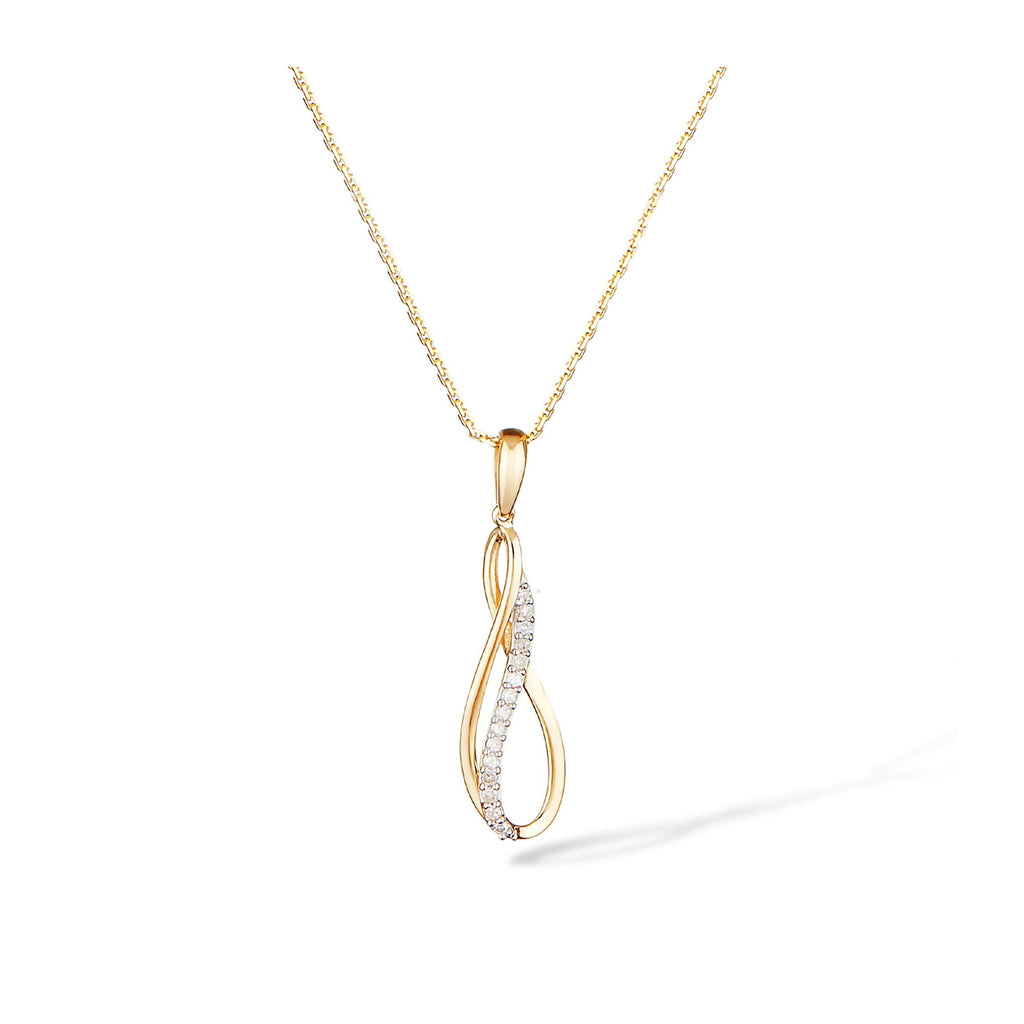 Colgante “Infinito” Diamantes 0.08/15