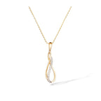 Colgante “Infinito” Diamantes 0.08/15
