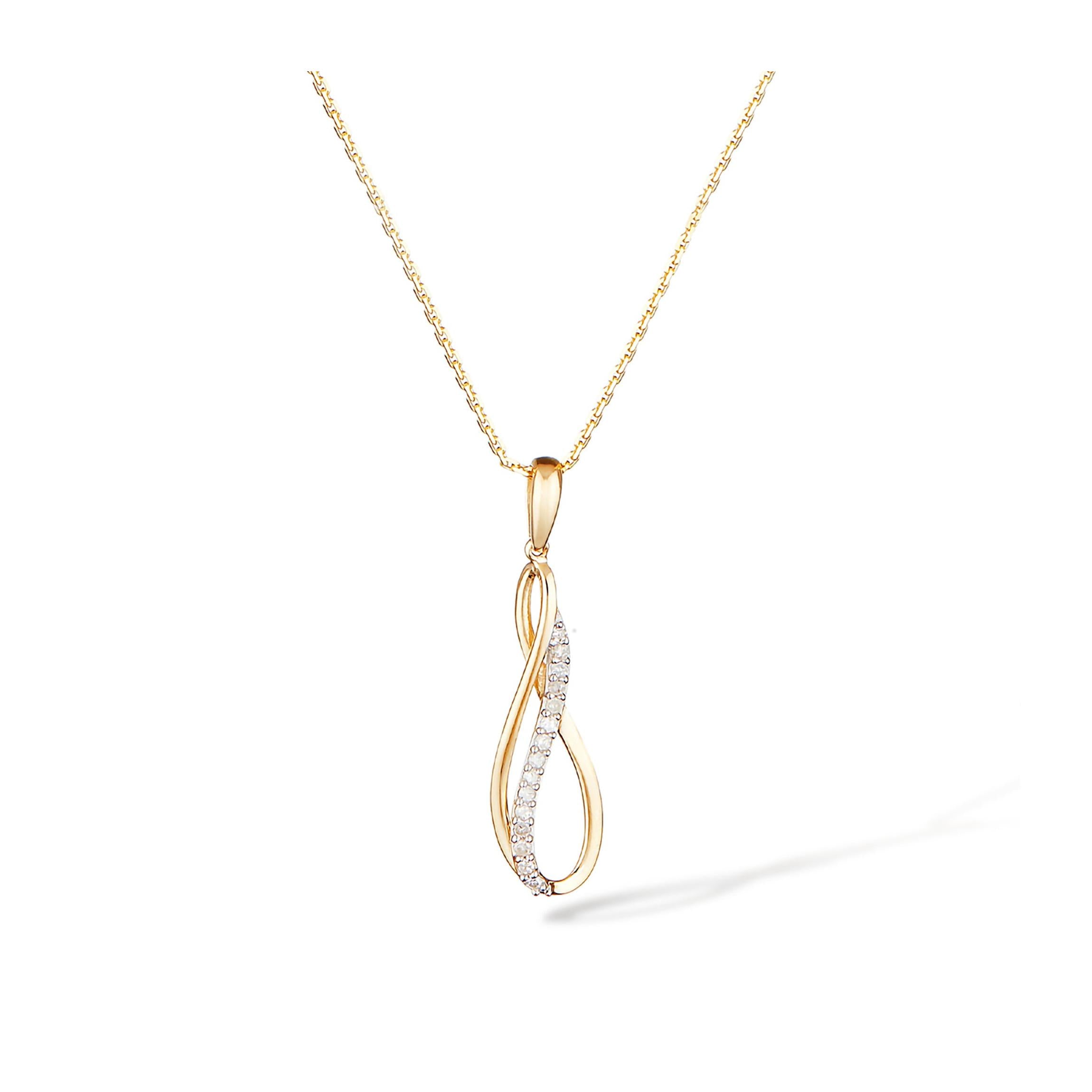 Colgante “Infinito” Diamantes 0.08/15