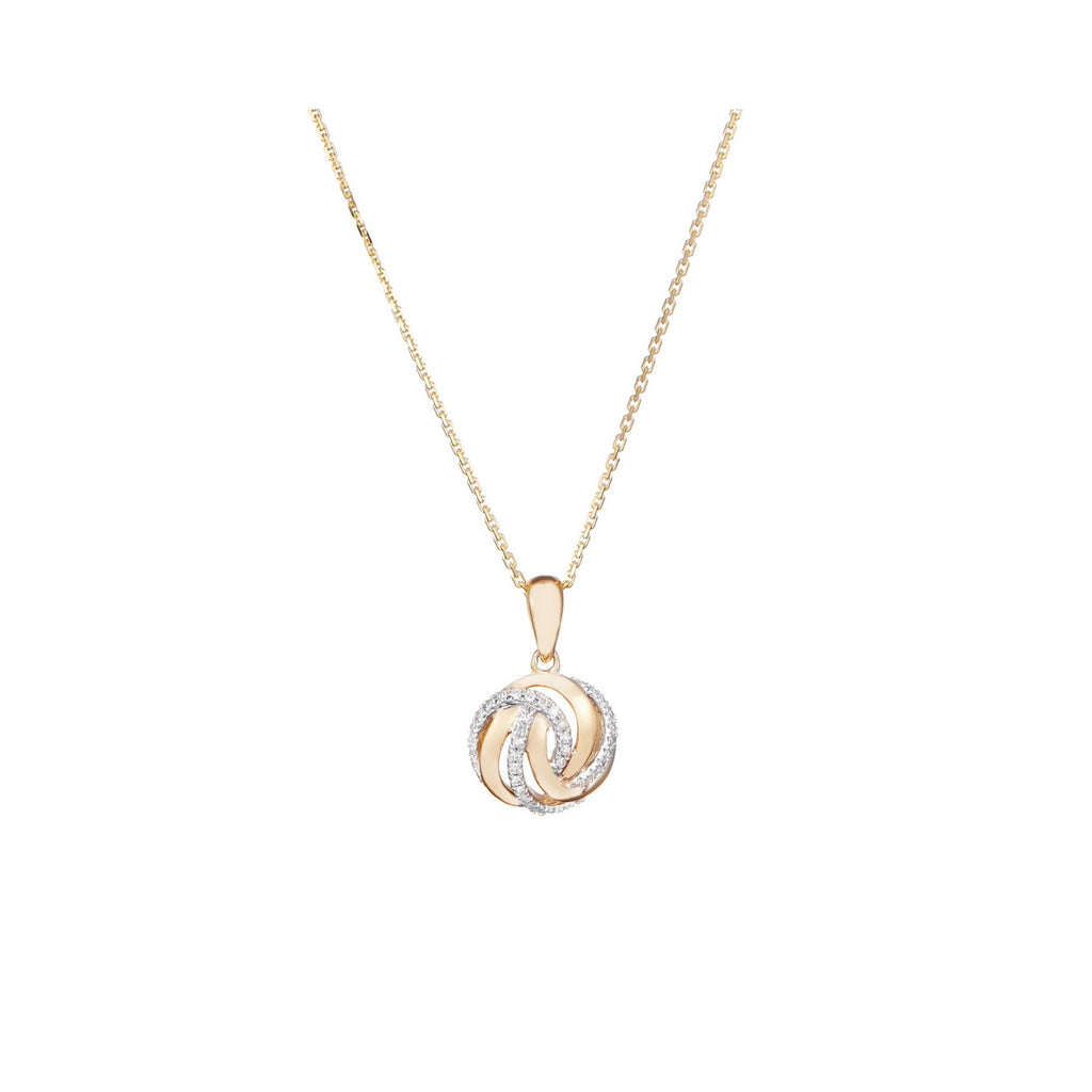 Pendentif "Golden Eye" Diamants 0,09/40 - Or Jaune 375/1000