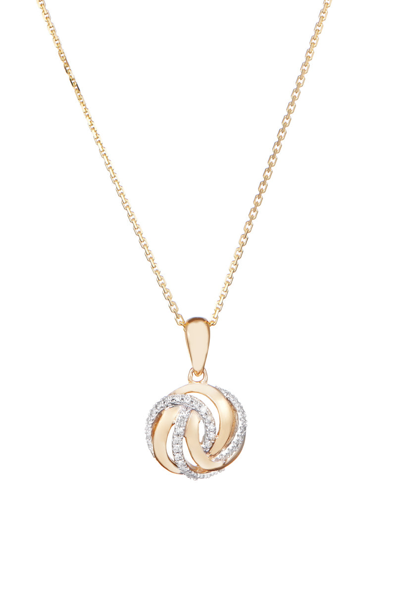 Pendentif "Golden Eye" Diamants 0,09/40