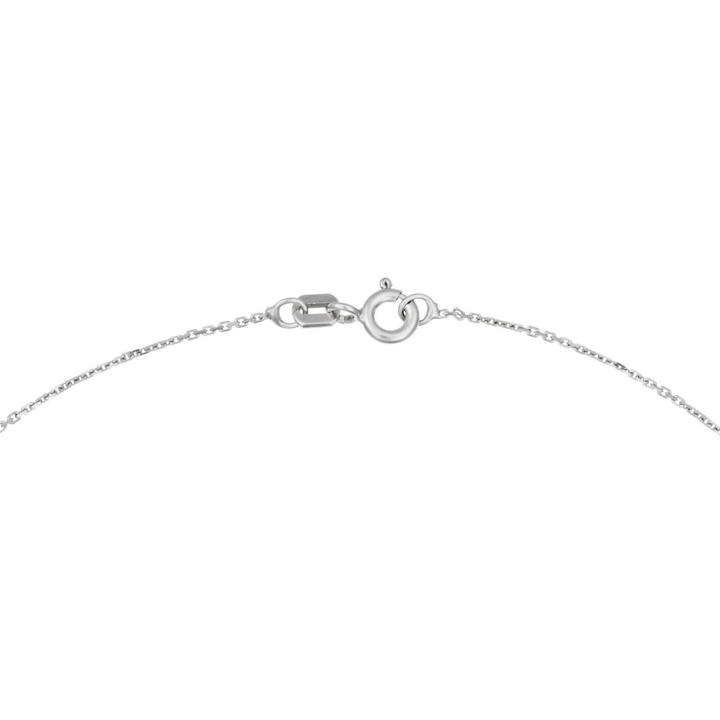 Colgante "Brisbane" D 0,11/20 - Oro blanco 375/1000