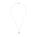 Pendentif "Brisbane" D 0,11/20 - Or Blanc 375/1000