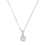 "Akna" Diamond Pendant 0.11/11 - 375/1000 White Gold