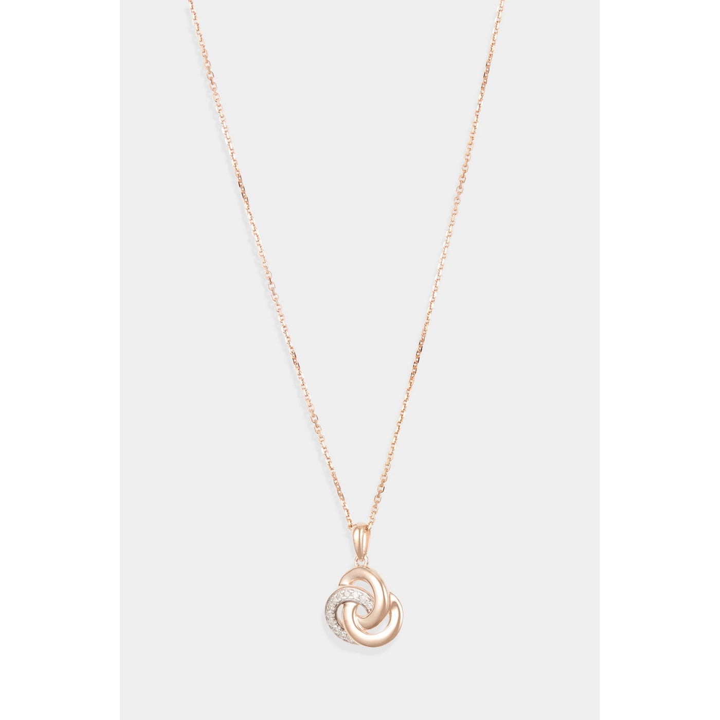 Pendentif "Trior" D0,066/12 - Or Rose 375/1000
