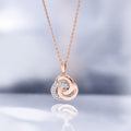Pendentif "Trior" D0,066/12 - Or Rose 375/1000
