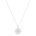 "Lace" Pendant Dia0.072/13 - 375/1000 White Gold