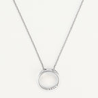 Pendentif "Cercle" D0,02/5 - Or Blanc 375/1000
