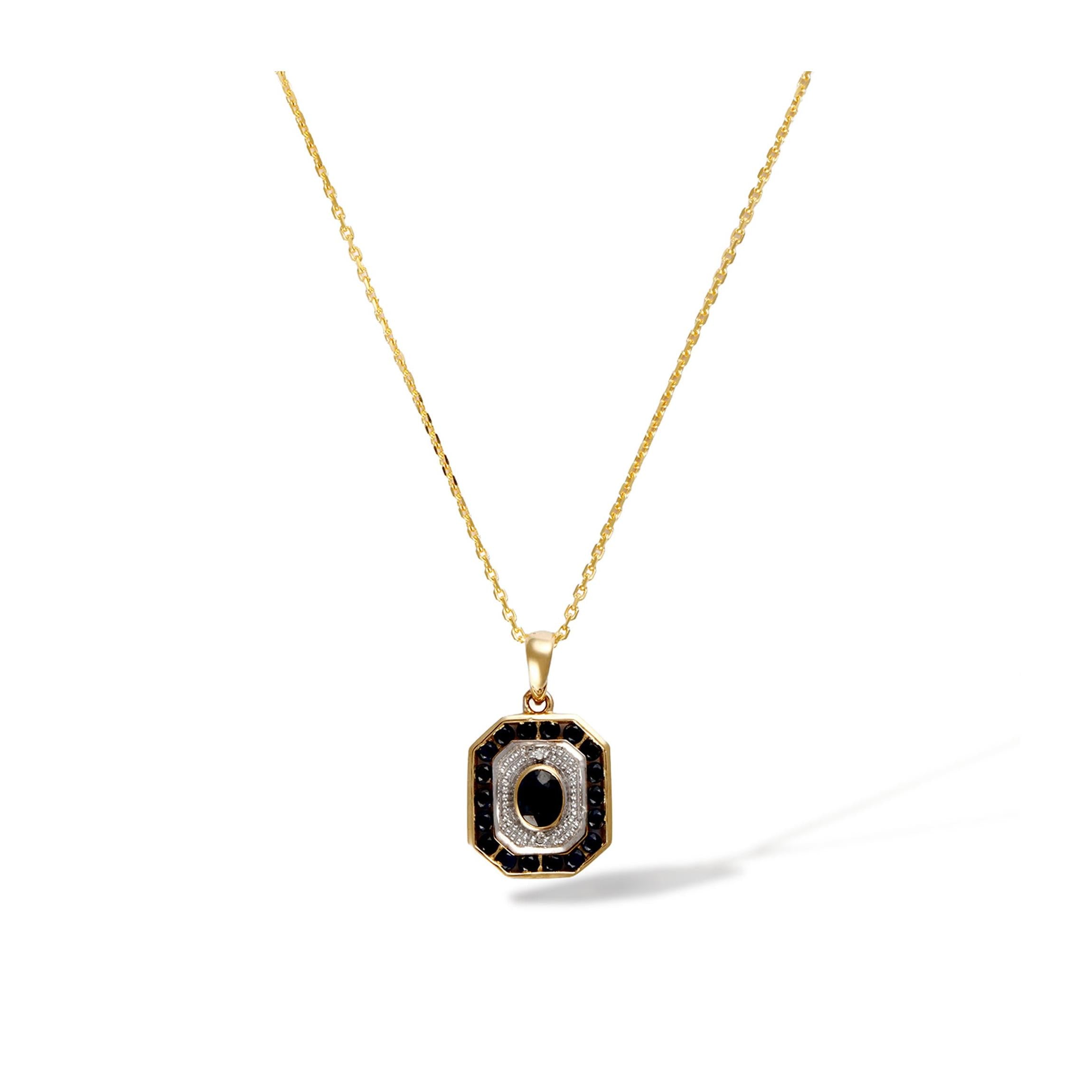Pendant "Sapphires Filants" D0.005/2; Sa0.79/19