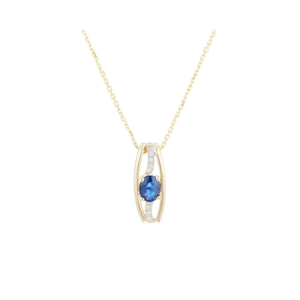 "Dumai" pendant D 0.67/10 Sapphire 0.045/1 - 375/1000 Yellow Gold