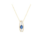 "Dumai" pendant D 0.67/10 Sapphire 0.045/1 - 375/1000 Yellow Gold