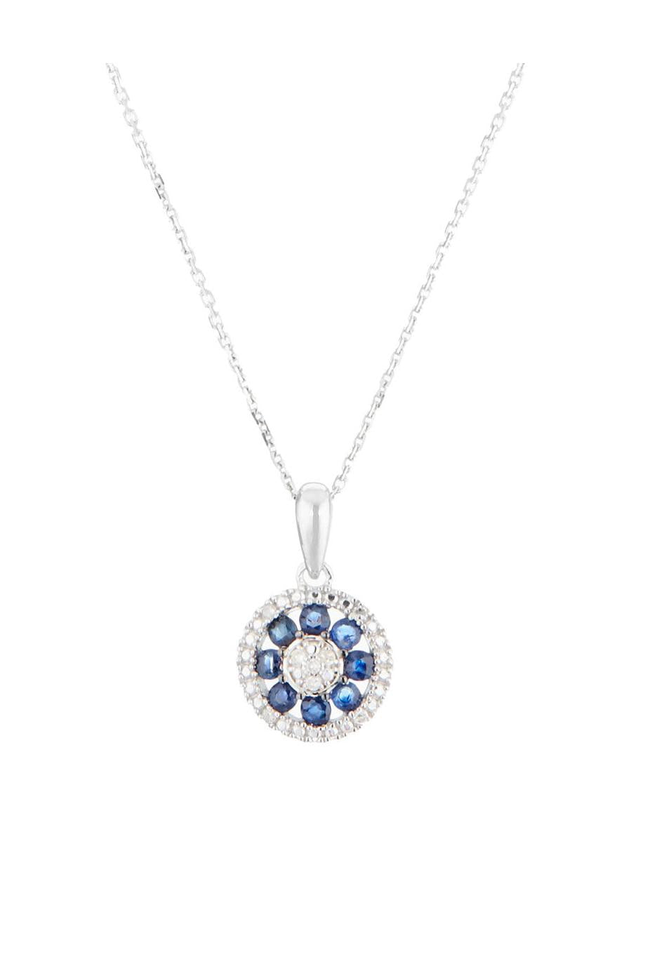 “Medana” pendant D 0.036/8 Sapphire 0.8/8