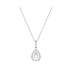Pendentif "Forlia" D 0,098/28 White Topaze 1,09/1 - Or Blanc 375/1000