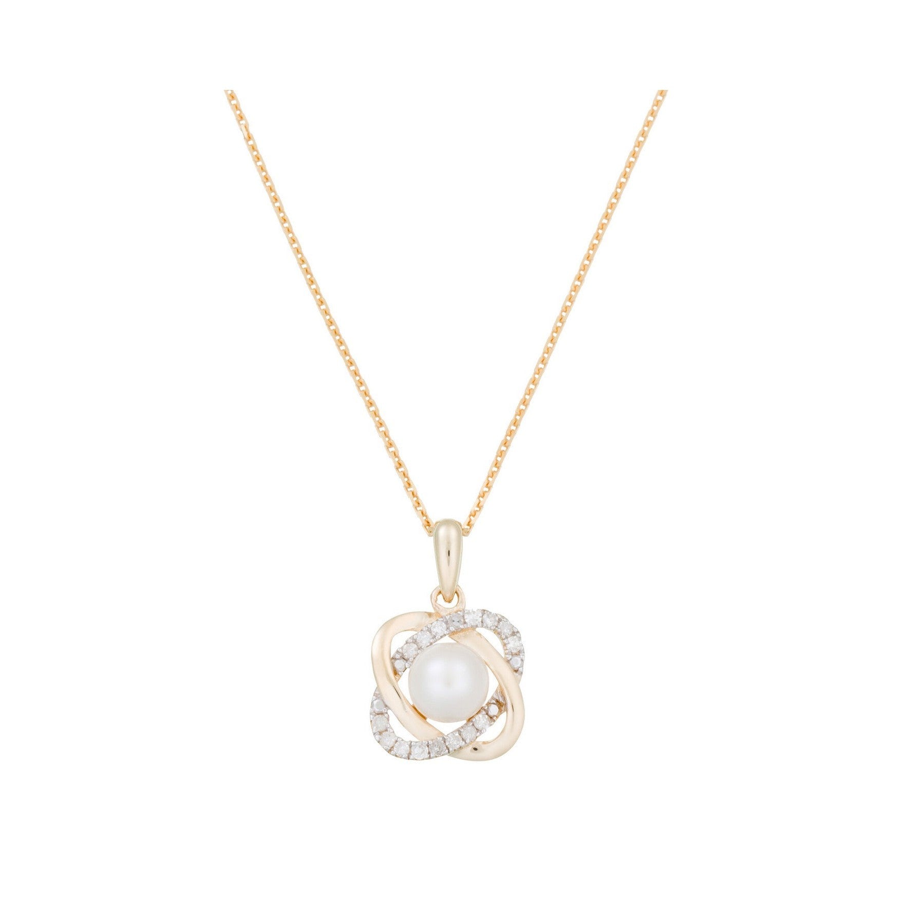 Pendentif "Gostivar" D 0,132/24 Perle 1 - Or Jaune 375/1000