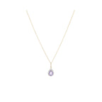 Pendentif "Goutte Moi" Dia 0,14/17 Am0,94/1 - Or Jaune 375/1000