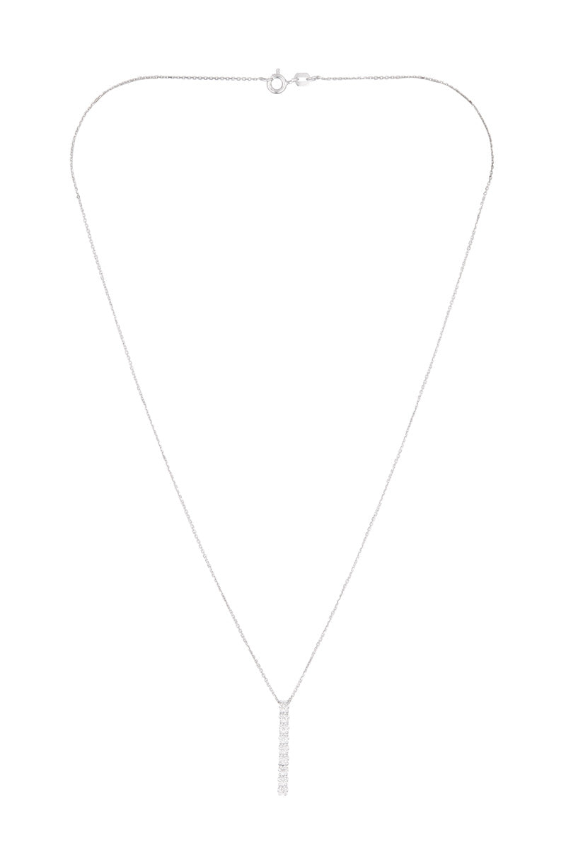 Pendentif "Rangée 9 Diamants" Diamants 0,054/9