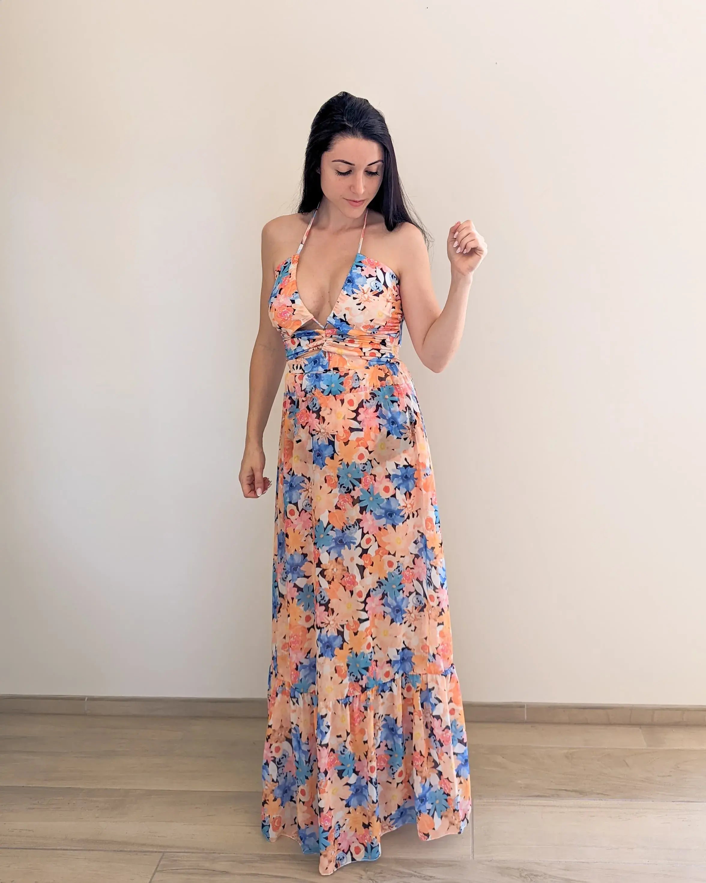 Conjunto Body Y Falda Floral - Baïa