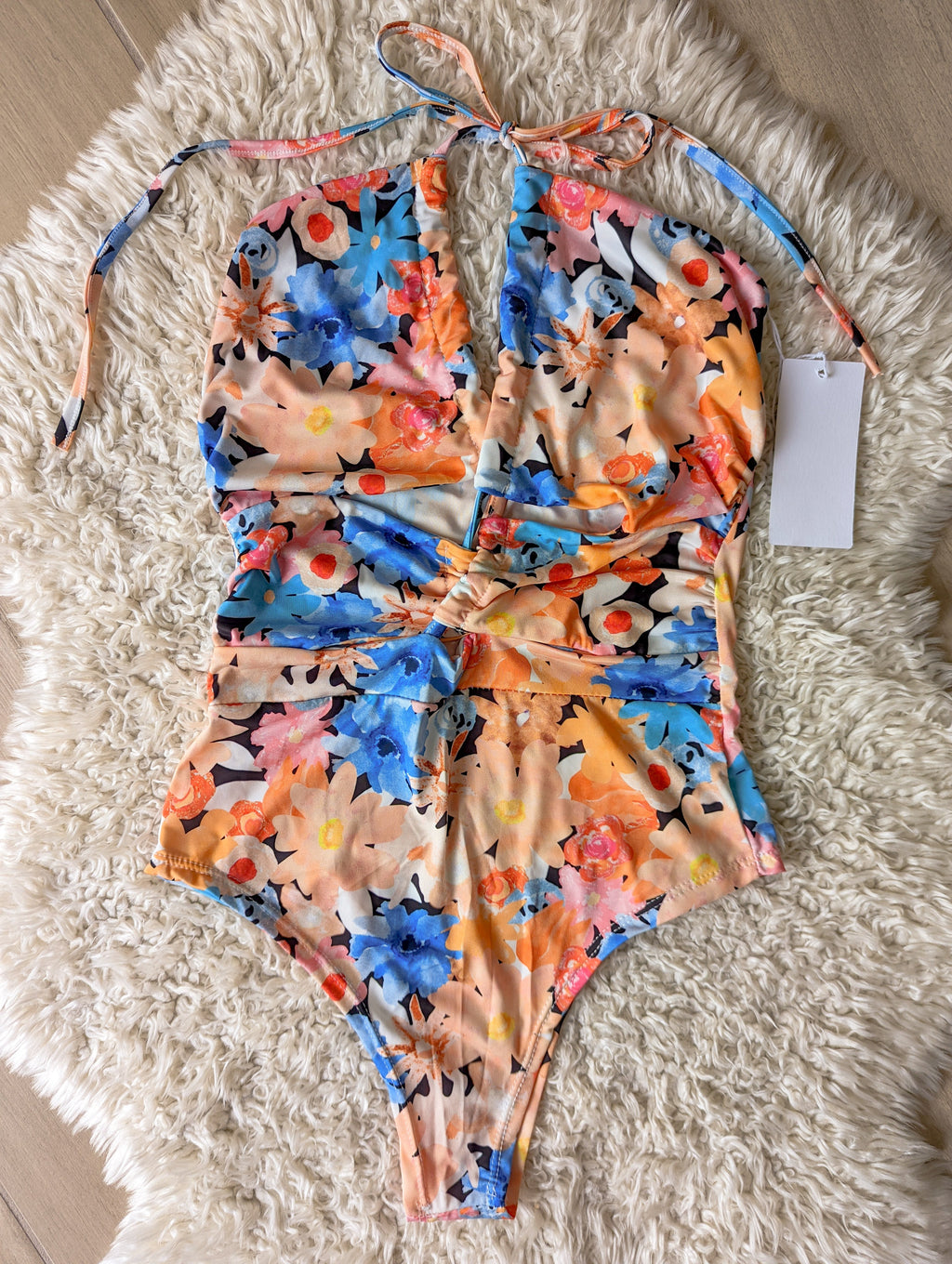 Conjunto Body Y Falda Floral - Baïa