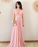 Long Pink Dress - Valentina