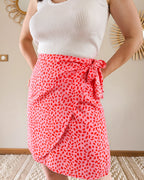 Falda Estampada Rosa - Lisette