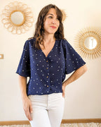 Blusa de Lunares - Maxine