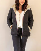 Amélia Down Jacket - Black/Gold