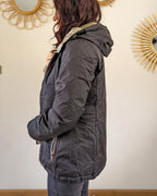Amélia Down Jacket - Black/Gold