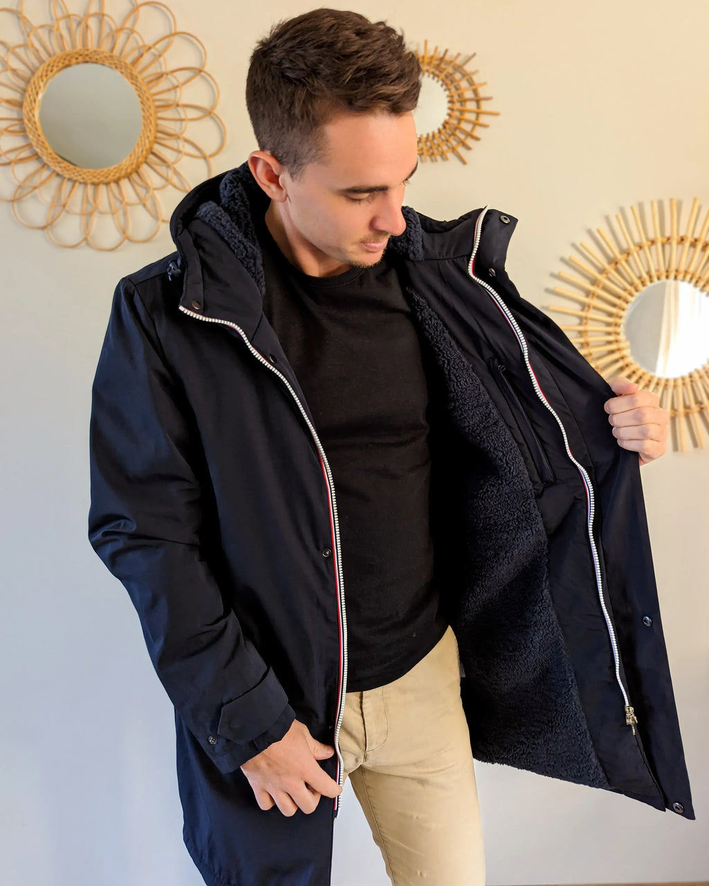 Parka Eric - Marineblauw