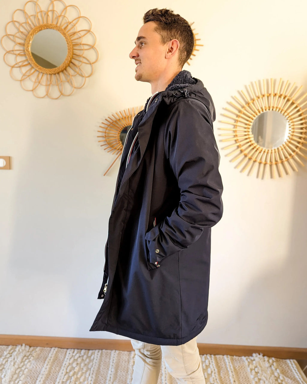 Parka Eric - Marineblauw