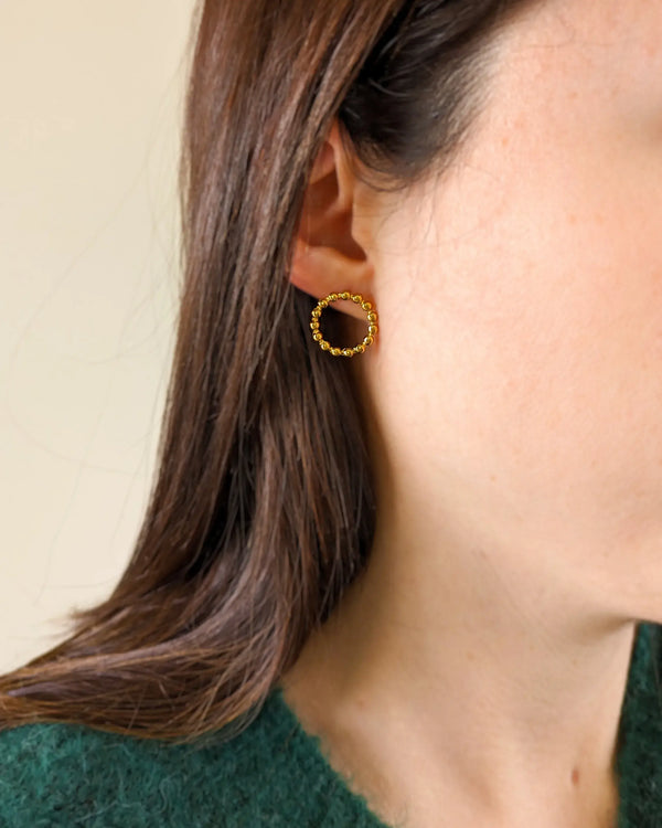 Boucles D'Oreilles Dorées - Erine