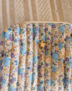 Purple Quilted Cotton Pencil Case - Atelier Paname