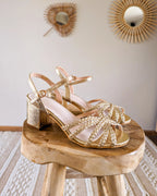 Gold Sandals - Goldy