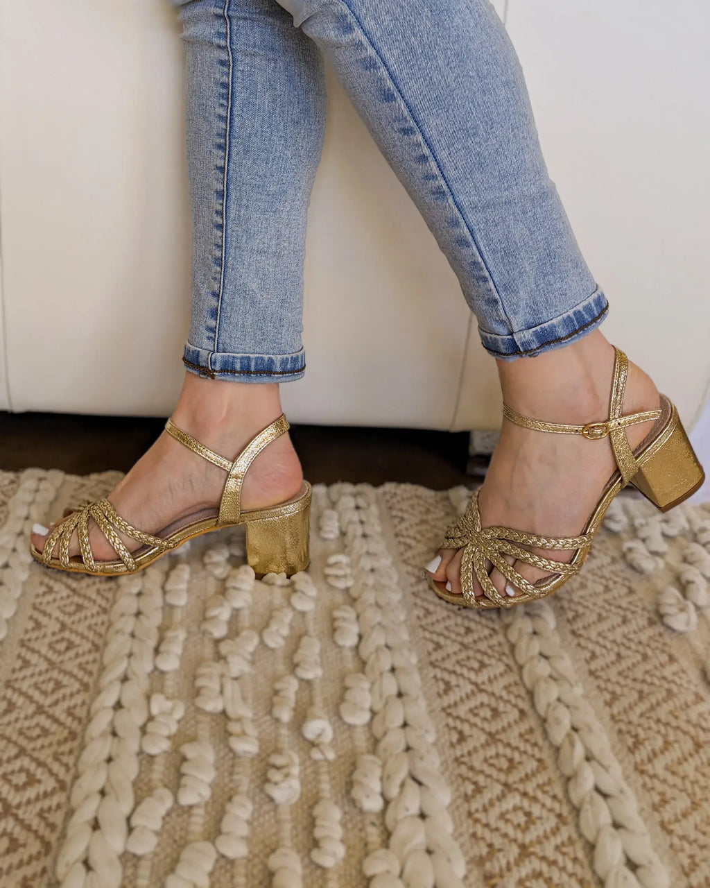 Gold Sandals - Goldy
