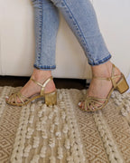 Gold Sandals - Goldy