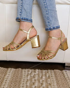 Gold Sandals - Goldy