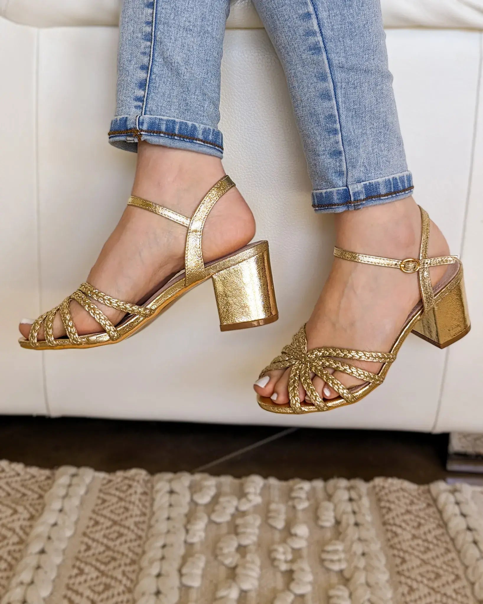 Gold Sandals - Goldy