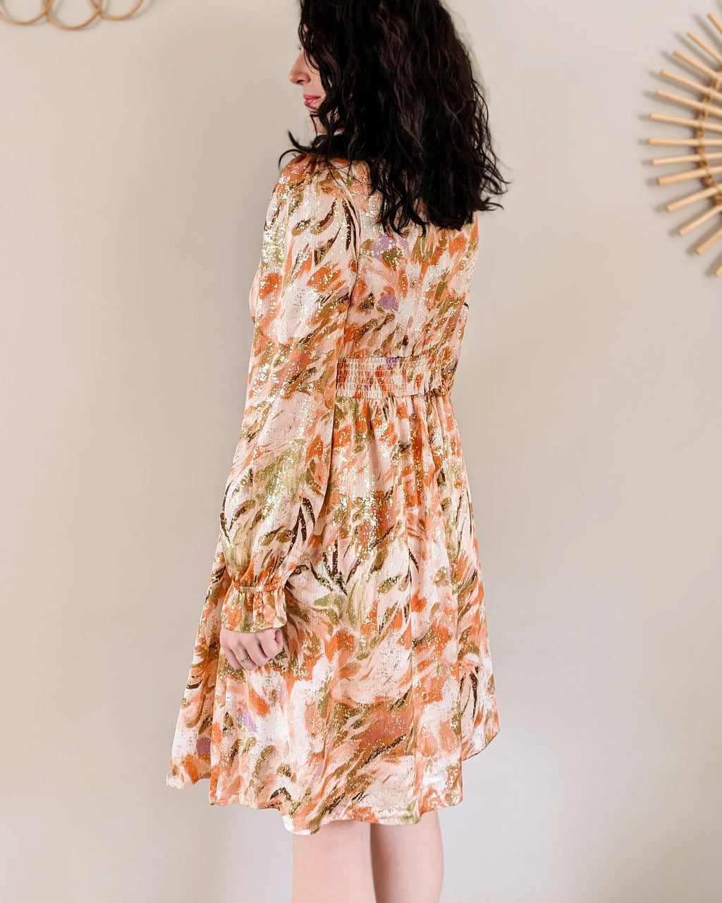 Short Dress - Milena Orange