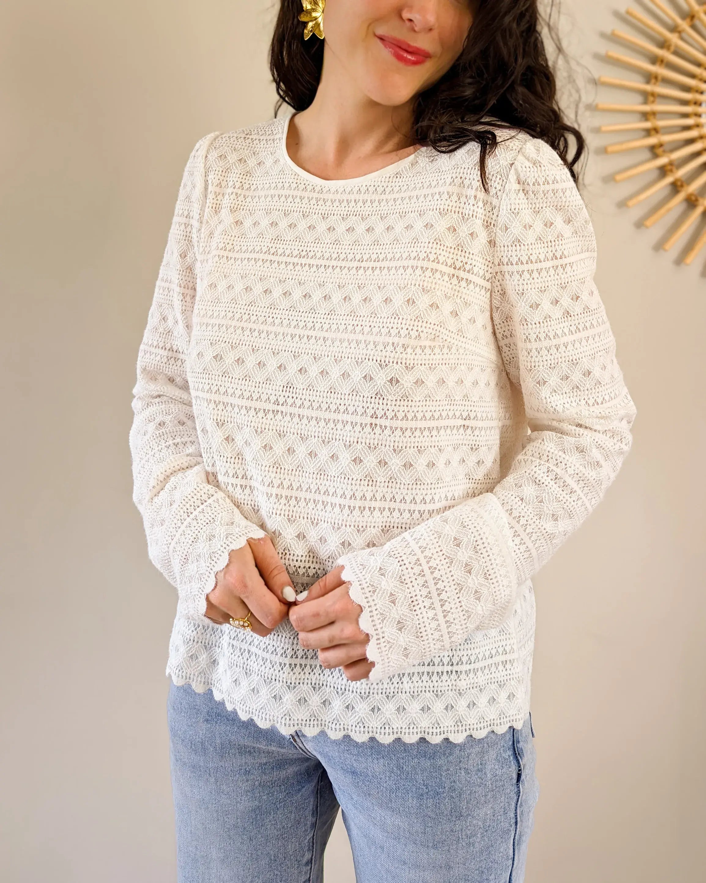 Lace Blouse - Ashley