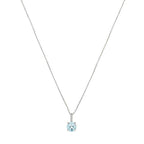 Colgante "Blue Light" Diamante 0,01/2 Topacio 0,95/1