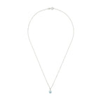 Colgante "Blue Light" Diamante 0,01/2 Topacio 0,95/1