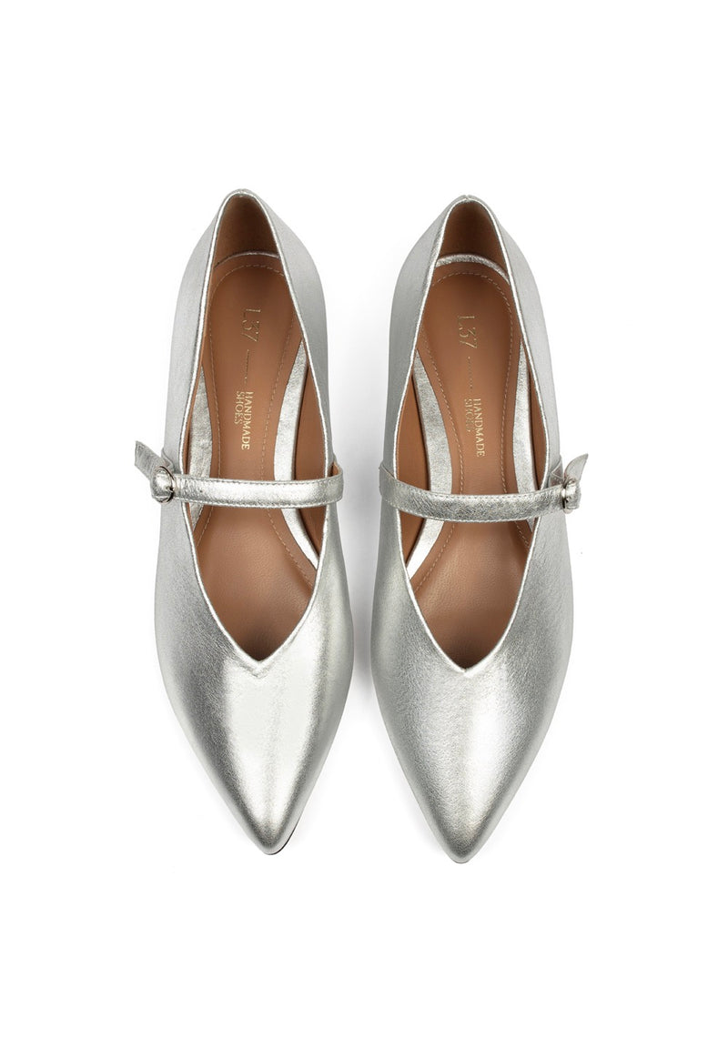 Ballerines Different Part - Argent
