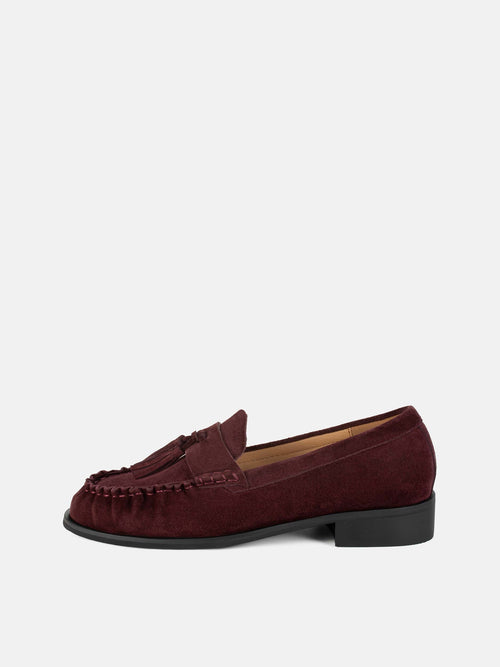 Mocassins Hold Me Close - Burgundy